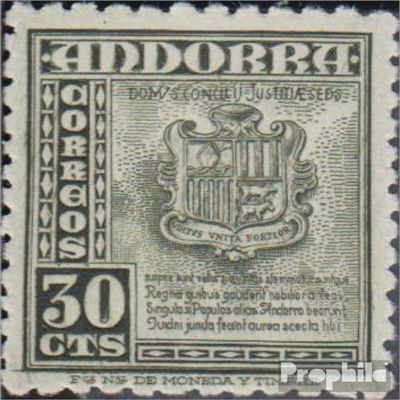 Andorra - Spanish Post 45 unmounted Mint/Never hinged ** MNH 1948 Symbols (Stamps for Collectors)