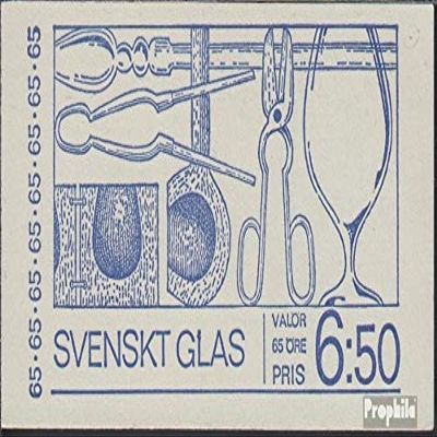 Sweden MH32 (Complete.Issue.) 1972 Swedish Glass (Stamps for Collectors) Glass/Ceramics/Porcelain