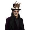 Boland Halloween Voodoo Buluku Hat with Long Hair Fancy Dress Accessory view 2