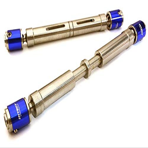 Integy Billet Machined Steel Center Drive Shaft Set for SCX-10 Dingo, Honcho & Jeep