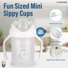 Twistshake Non-Spill Mini Baby Sippy Cup with Soft Spout and Fruit Mixer - 230ml | Leak Proof Baby Weaning Cup | Easy-Grip Toddler Cups | BPA-Free Sippy Cups for Toddlers 1-3 year | white - 1 Count view 2