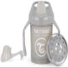 Twistshake Non-Spill Mini Baby Sippy Cup with Soft Spout and Fruit Mixer - 230ml | Leak Proof Baby Weaning Cup | Easy-Grip Toddler Cups | BPA-Free Sippy Cups for Toddlers | Pastel Grey- 1 Count view 1