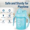 Twistshake Non-Spill Mini Baby Sippy Cup with Soft Spout and Fruit Mixer - 230ml | Leak Proof Baby Weaning Cup | Easy-Grip Toddler Cups | BPA-Free Sippy Cups for Toddlers | Pastel Blue- 1 Count view 4