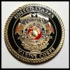Marine Corps Release the Dogs of War Colorized Challenge Art Coin view 1