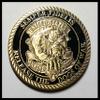 Marine Corps Release the Dogs of War Colorized Challenge Art Coin view 2