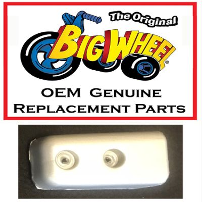 1 (One) Gray Fork Block/Axle Retainer for 16" The Original Big Wheel, Original Replacement Part