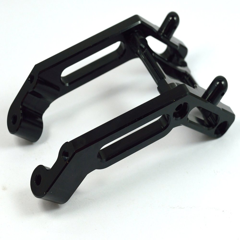 Dhawk Racing Aluminum Wing Mount Set Black for Losi TLR 8ight 3.0 Buggy LOSA4435