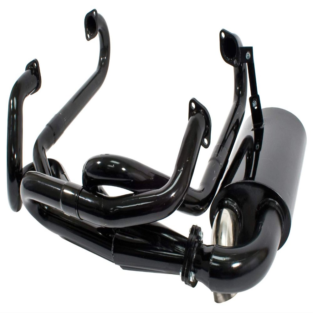 Sideflow Exhaust System, Compatable with Aircooled Beetle, Compatible with Dune Buggy