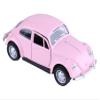 Berry President 1967 Classic Beetle Bug Vintage 1/32 Scale Diecast Metal Pull Back Car Model Toy for Gift/Kids (Pink) view 1