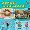Oodles of Noodles Deluxe Rainbow Swimming Pool Noodles Foam- Pack of 50 - Approx. 48 inch x 2.5 inch Multi-Purpose Foam Tubes, Pool Floats for Water Fun, Exercise, Crafts, Padding, Insulation & More view 3