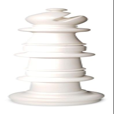 MegaChess Individual Chess Piece - Bishop - 45 inches Tall - White
