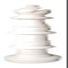 MegaChess Individual Chess Piece - Bishop - 45 inches Tall - White view 1