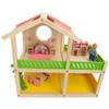 1 Bedroom Wooden Toy House 18.5 Inches view 2
