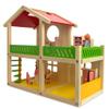 1 Bedroom Wooden Toy House 18.5 Inches view 3