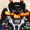 Aluminum Rear Shock Tower For 1/10 Traxxas Ford GT 4-Tec 2.0 83056-4/4-Tec 3.0 93054-4 - 1Pc Set Orange view 2