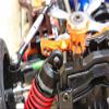 Aluminum Rear Shock Tower For 1/10 Traxxas Ford GT 4-Tec 2.0 83056-4/4-Tec 3.0 93054-4 - 1Pc Set Orange view 4