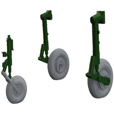 Eduard EDB648374 1:48-AeroL-29 Delfin Wheels Brassin kit, Various