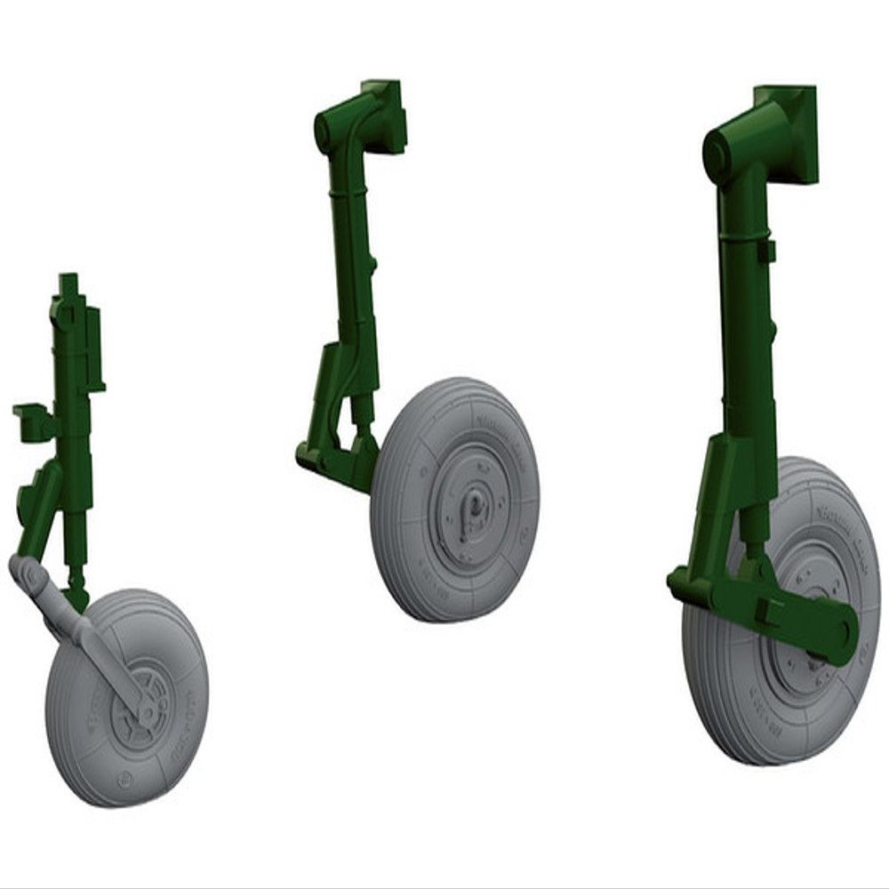 Eduard EDB648374 1:48-AeroL-29 Delfin Wheels Brassin kit, Various