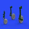 Eduard EDB648374 1:48-AeroL-29 Delfin Wheels Brassin kit, Various view 3