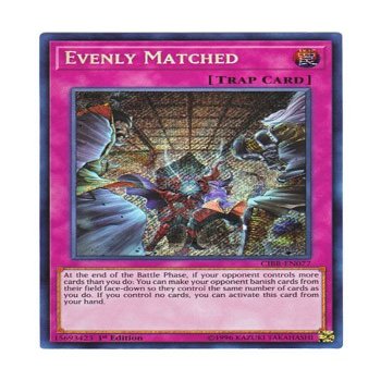 Yu-Gi-Oh! CIBR-EN077 Evenly Matched Antagonist (Secret Rare) 1st Edition
