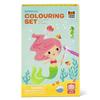 Tiger Tribe Coloring Set - Mermaids, Activity Set for Kids, incl. Stickers & Markers Portable Storage Box, Perfect for Travel, Great Gift view 1