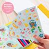 Tiger Tribe Coloring Set - Mermaids, Activity Set for Kids, incl. Stickers & Markers Portable Storage Box, Perfect for Travel, Great Gift view 3