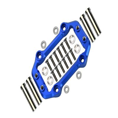 Aluminium Servo Mount for Arrma 1:8 KRATON 6S / Outcast 6S / Notorious 6S / KRATON 6S V5 / Notorious 6S V5 / 1:7 FIRETEAM 6S Upgrades - 1 Set Blue