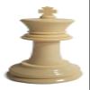 MegaChess Individual Chess Piece - King - 8 Inches Tall - White view 1