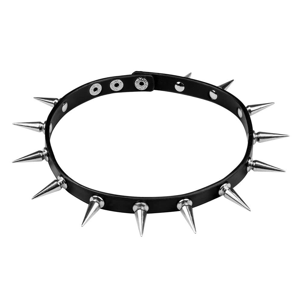 Boland 10131971 Bol64497 Metal Punk Necklace for Sdulti, Adult, Multi-Coloured