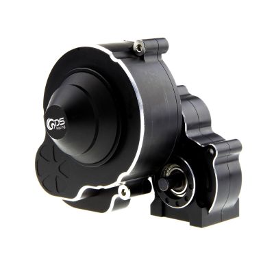 GDS Racing Alloy Gearbox w/Gear Set for Axial SCX10  (2nd Gen.) (Black)
