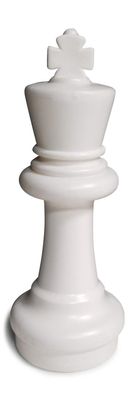 MegaChess Individual Chess Piece - King - 12 Inches Tall - Black or White