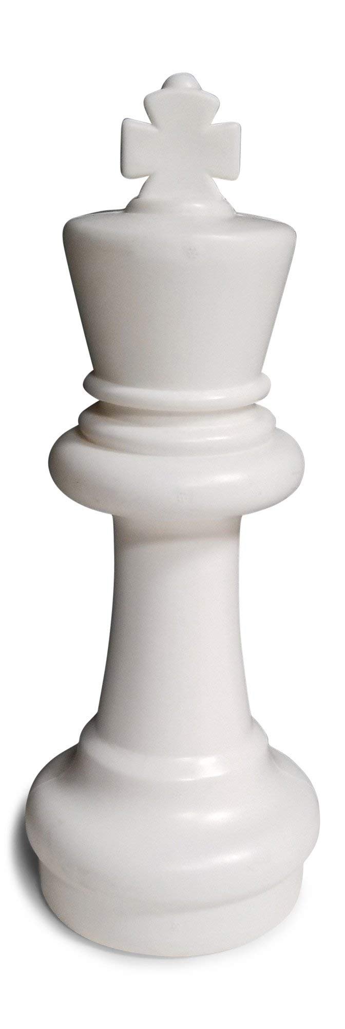 MegaChess Individual Chess Piece - King - 12 Inches Tall - Black or White