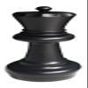 MegaChess Individual Chess Piece - Queen - 11.5 Inches Tall - Black view 1