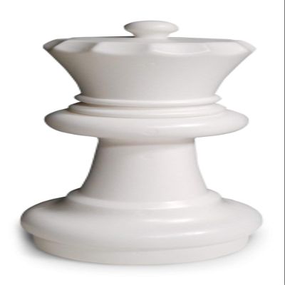 MegaChess Individual Chess Piece - Queen - 11.5 Inches Tall - White