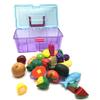 Tachan Box with Food for Cutting, Blue (CPA Toy Group, S.L. 7288309) view 2