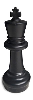 MegaChess Individual Chess Piece - King - 12 Inches Tall - Black or White