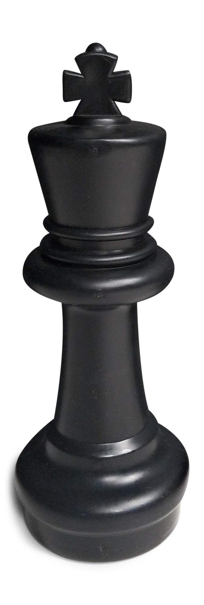 MegaChess Individual Chess Piece - King - 12 Inches Tall - Black or White
