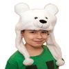 17" Plush Polar Bear Hat By Giftable World view 1