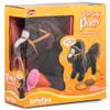 Tobar: Animigos Trotting Pony - Brown - Cuddly Animated Plush Pet, Trots-Neighs-Flicks Its Tail, Brush & Lead, Fun Interactive Toy, Toddlers-Kid 18Mo+ view 2