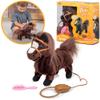 Tobar: Animigos Trotting Pony - Brown - Cuddly Animated Plush Pet, Trots-Neighs-Flicks Its Tail, Brush & Lead, Fun Interactive Toy, Toddlers-Kid 18Mo+ view 3