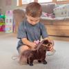 Tobar: Animigos Trotting Pony - Brown - Cuddly Animated Plush Pet, Trots-Neighs-Flicks Its Tail, Brush & Lead, Fun Interactive Toy, Toddlers-Kid 18Mo+ view 4