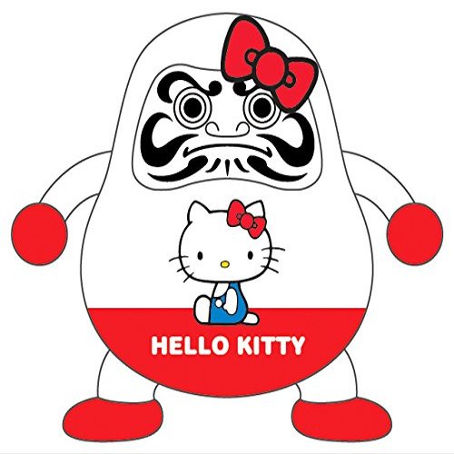 (BANDAI) Daruma Club Hello Kitty B Approx. 3.5 inches (90 mm), ABS Plastic Pre-Painted Complete Figure