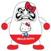 (BANDAI) Daruma Club Hello Kitty B Approx. 3.5 inches (90 mm), ABS Plastic Pre-Painted Complete Figure view 1