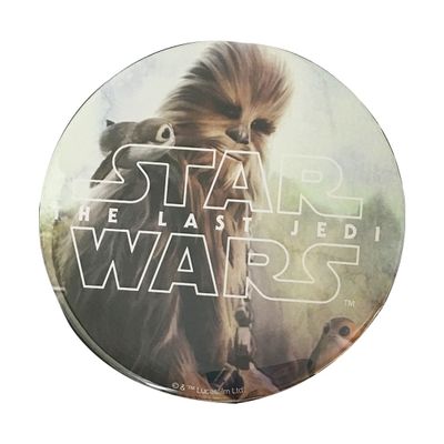 Star Wars SWTB593 Can Badge, Diameter 3.0 inches (7.5 cm), Episode 8, Chewbacca