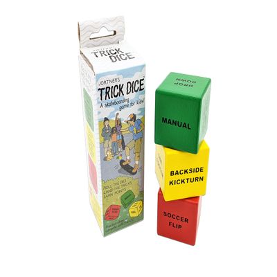 Jortner's Trick Dice for Skateboarders | Beginner Version