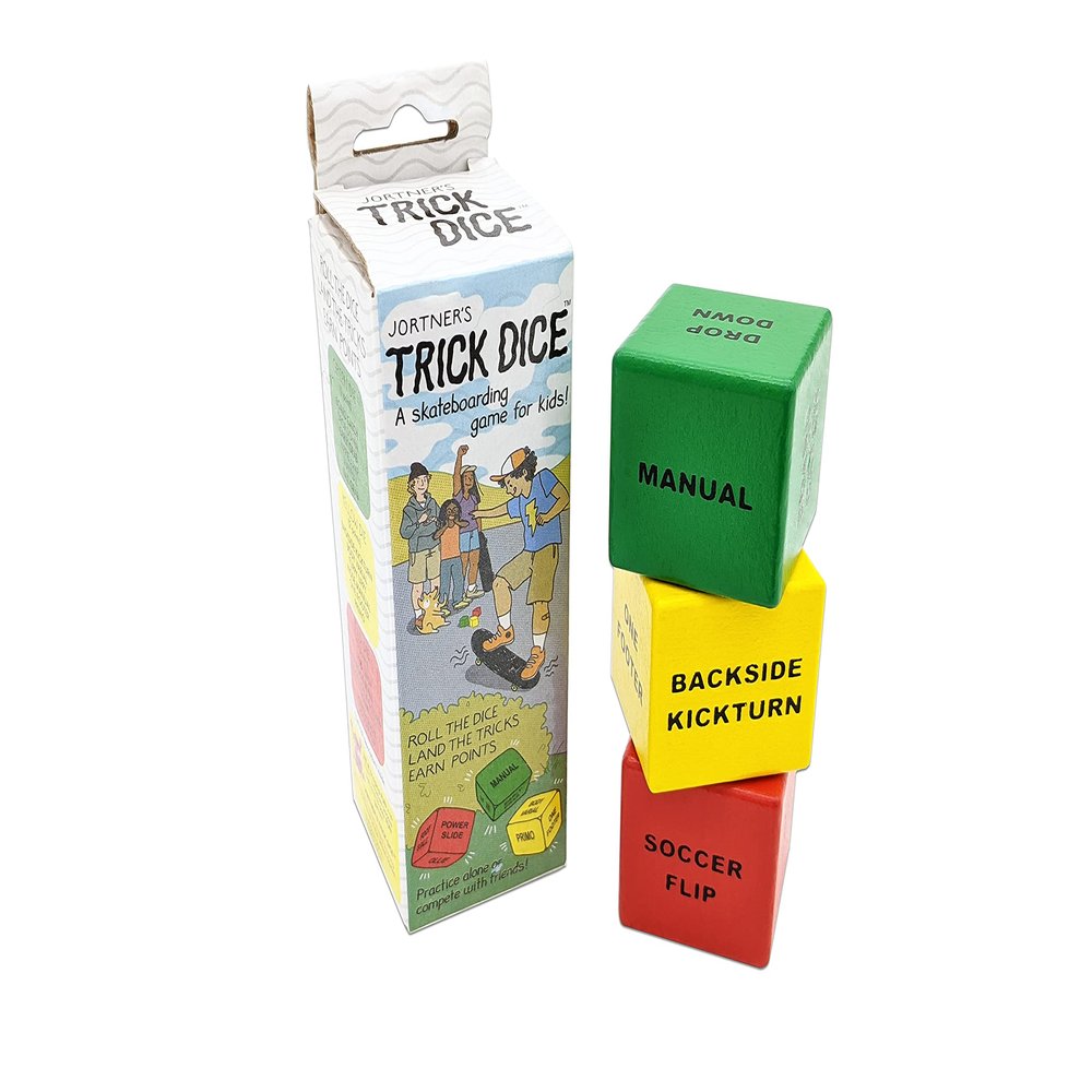 Jortner's Trick Dice for Skateboarders | Beginner Version