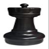 MegaChess Individual Chess Piece - Rook - 16.5 Inches Tall - Black view 1