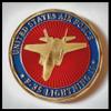 Air Force F-35 Lightning II Challenge Art Coin view 1