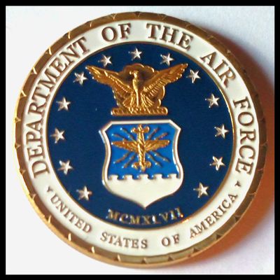 Air Force Put on the Armor of God Articles Religious Military Challenge Art Coin