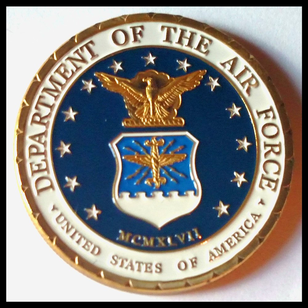 Air Force Put on the Armor of God Articles Religious Military Challenge Art Coin